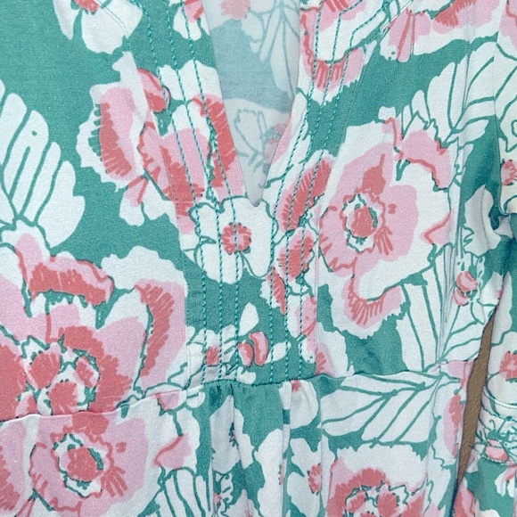 Lilly Pulitzer Bell Sleeve V-Neck Dress Small - Picture 2 of 8